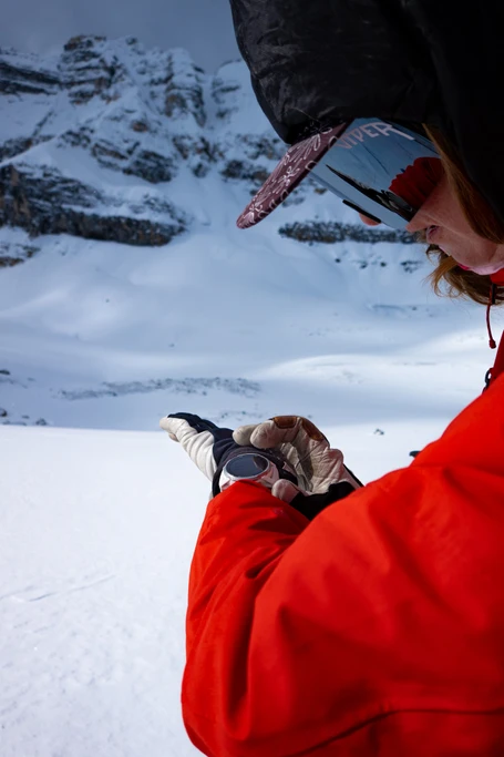 Mali checking her APEX 4