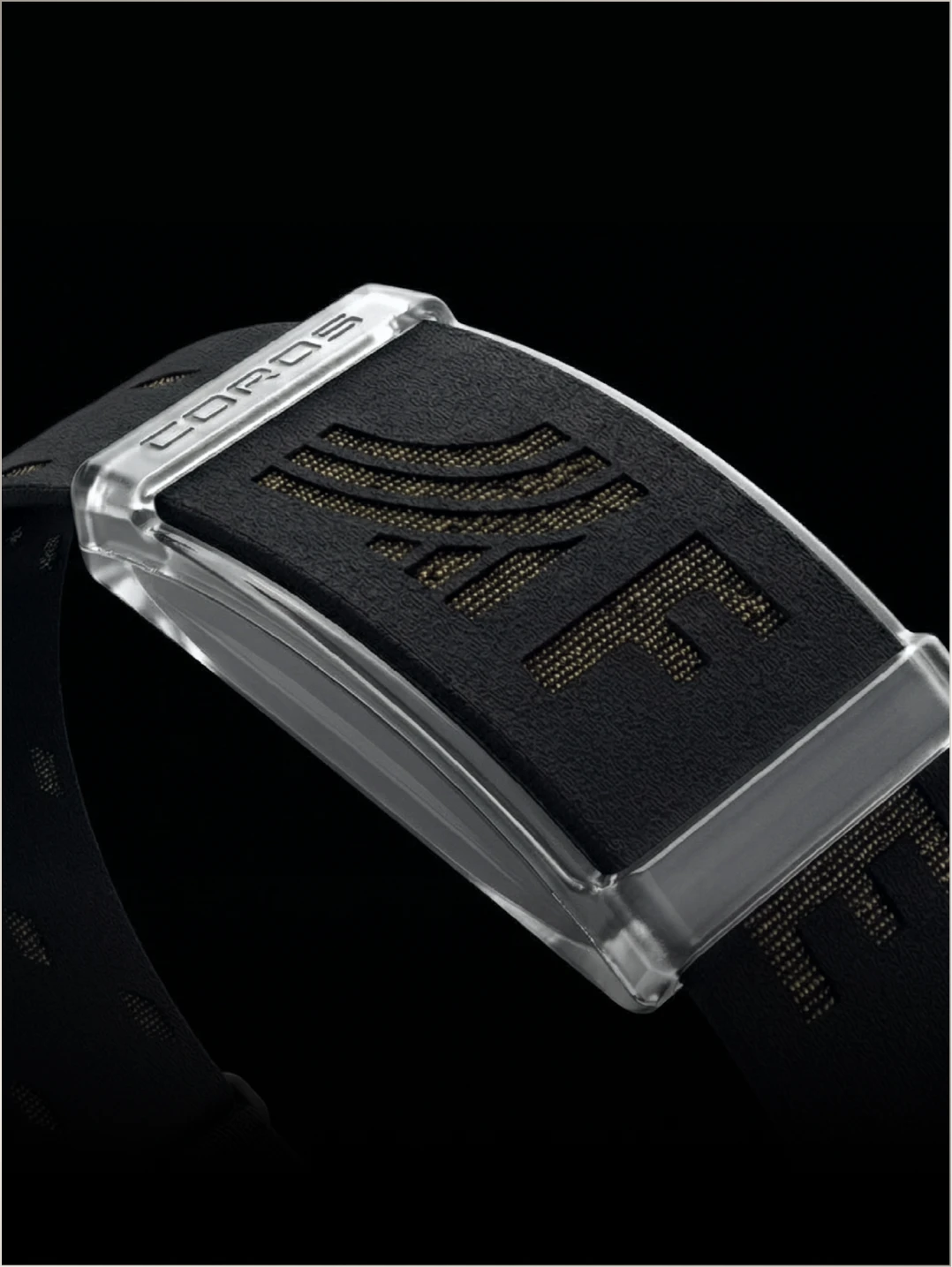 Close-up of the Fearless jacquard band texture.