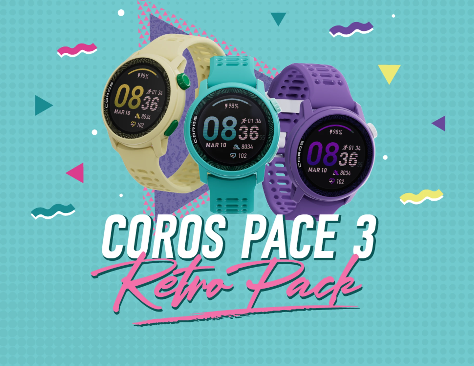 COROS PACE 3 ナイロンバンド付き COROS PACE 3 NYLON カロス ペース 3 ナイロン | STRIDE LAB NAGOYA