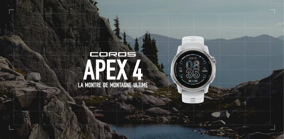 頂を目指す究極のマウンテンスポーツウォッチ「COROS APEX 4」が新登場