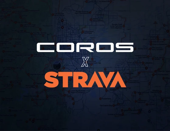 COROS ｘ Strava ライブセグメント機能