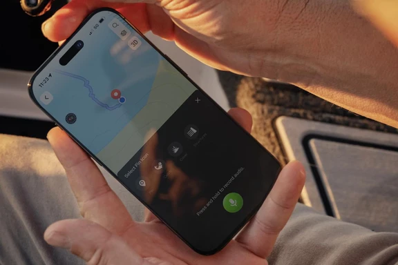 fisherman using coros dual-device mode