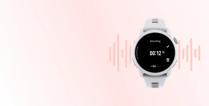 Características de voz COROS PACE 4