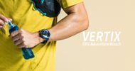 Climber wearing a COROS VERTIX watch